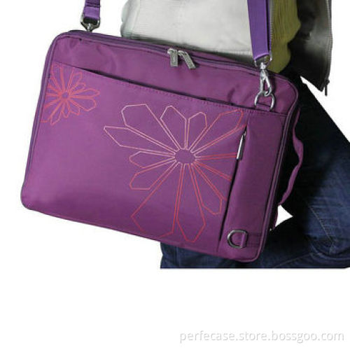 Ladies' Laptop Bag with Silkscreen Logo Printing, Convenient Carrying on Both Shoulder and Hand
